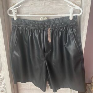 Joe Fresh Faux leather shorts - Medium. Never worn, tag still on.